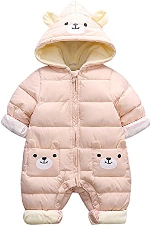 Kagayd zimska jakna za djecu za bebe novorođenče novorođenčad dječake dječaci s kapuljačom medvjeda debela