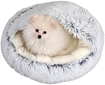 Zima 2 u 1 okrugli krevet Stil 3 - Kut za pse - Mat jastuk Krevet za pas Mačji kućni ljubimci Domaći