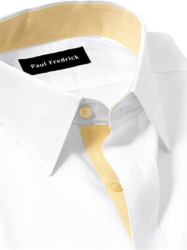 Paul Fredrick Muška klasična Fit ne-željezna pamučna čvrsta košulja