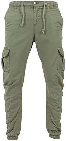Miashui Tech pantalone pantalone sa više džepova muške sportske pantalone sa vezivanjem za stopala i uskim muškim pantalonama za slobodno vreme toplo
