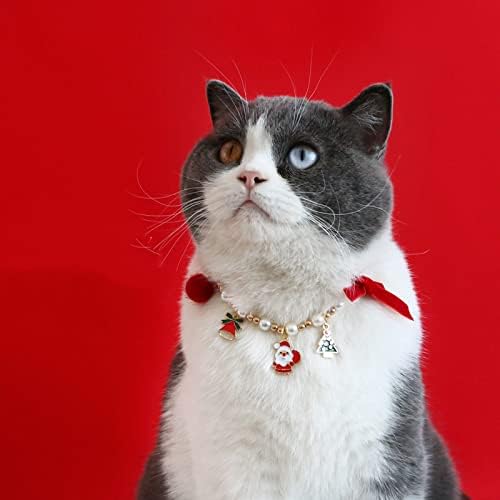Ovratnici Za Kravate Za Mačke 408/5000 Privjesak Za Kućne Ljubimce Božićne Legure Podesivi Mačji Pas Santa Man