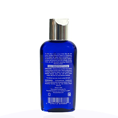 RemySoft blueMax zaštitni Silikonski Serum-siguran za ekstenzije, tkanja i perike kose-Salon Formula