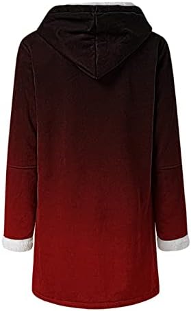 Masbird zimski kaputi za žene plus veličine topla gornja odjeća čvrsta prevelika podstavljena jakna