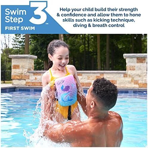 SwimWays Power Swimr prsluk za plivanje na otvorenom bazenu za djecu, podesivi dječiji bazen