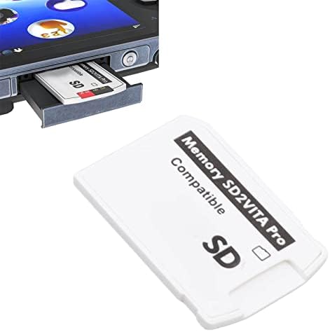 Liyeeo ABS memorijska kartica Adapter za utor Mali izdržljivi bijeli adapter za memorijsku karticu za memorijsku