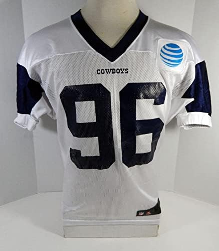 2017 Dallas Cowboys Maliek Collins 96 Igra Izdana dres bijele prakse DP18919 - Neintred NFL igra rabljeni