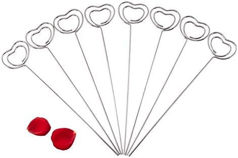 50pcs DIY oblikovača srca Oblik srca Novi klip za žicu, papir za papir napomena za snimanje fotografija, pribor za stezanje