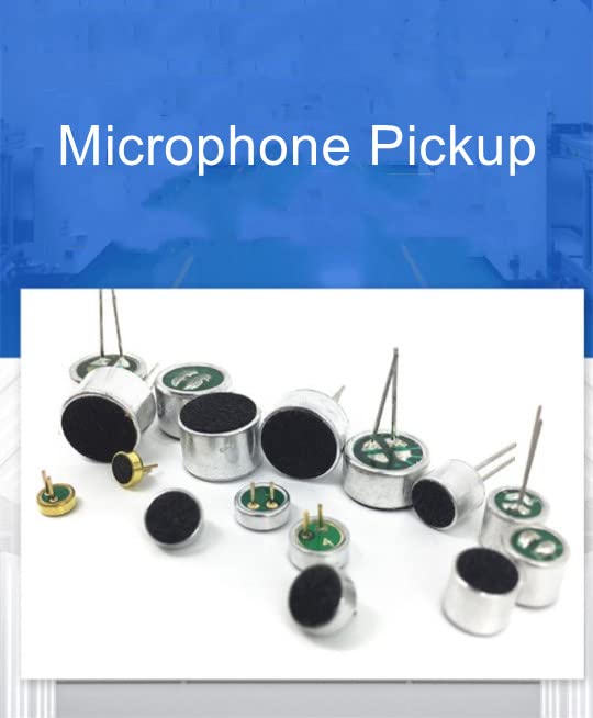 Fielect 10kom 9767-58db električni mikrofon Pickup 9.7 mm x 7mm cilindrični kondenzatorski mikrofon sa Lemnim