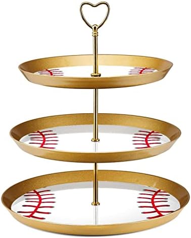 Stalci za torte Set od 3, postolje za Bejzbol tortu za prikaz stola za desert Cupcake stalak za vjenčanje Baby Shower proslava
