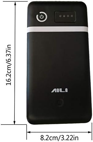Abovehill 18650 mobilna kutija za baterije sa LED svjetlom i indikatorom baterije,dvostrukim USB i DC izlazima za iPhone i Android telefone