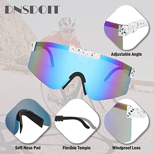 DNSDOIT polarizirane sportske naočare za sunce za muškarce žene UV400 zaštitne biciklističke naočare za sunce za vožnju, Golf, ribolov