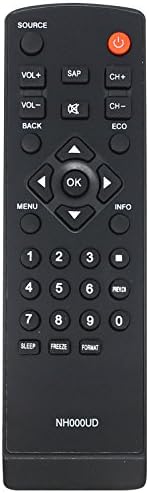 Zamjena 2-paketa LC401EM3F HDTV daljinski upravljač za TV Emerson - kompatibilan sa NH000UD Emerson