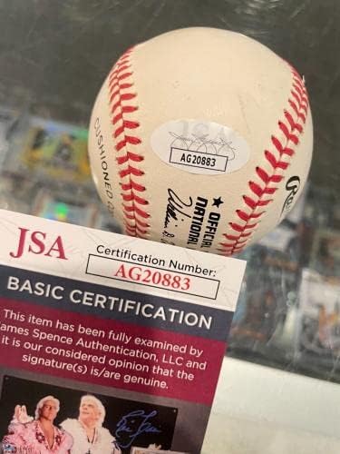 Dvostruka dežurna Radcliffe Negro lige Single potpisan bejzbol JSA mint - autogramirani bejzbol