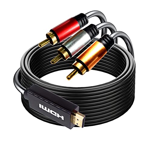 HDMI do RCA kabela 3ft sa IC-om, HDMI muški do 3-RCA AV kabel Video audio komponentni adapter 1080p kabel za TV