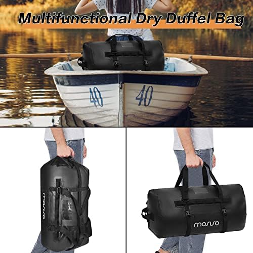 Mosiso ruksak i 60L Vodootporni torbe za suhu Duffel, torba za fotoaparat 15-16 inča Vodootporna tvrdoglavica