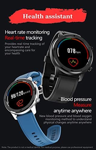 Nana Health i Fitness SmartWatch sa monitorom za otkucaje srca, podrška Informaciji sinhronizacija, podsjetnik na telefon, IP68 vodootporan