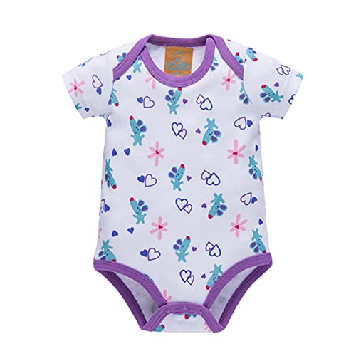 DDY novorođeni uniseks odjeća za bebe za malu djecu Romper kratki rukav slatki bodi sa printom Jednodijelni kombinezon 0-1m