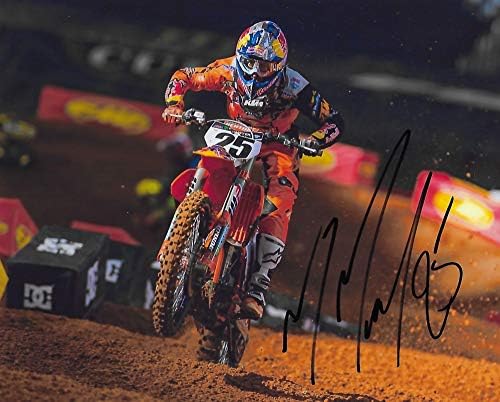 Marvin Musquin, Supercross, Motocross, potpisana autogramirana 8x10 fotografija, COA sa dokaznom fotografijom