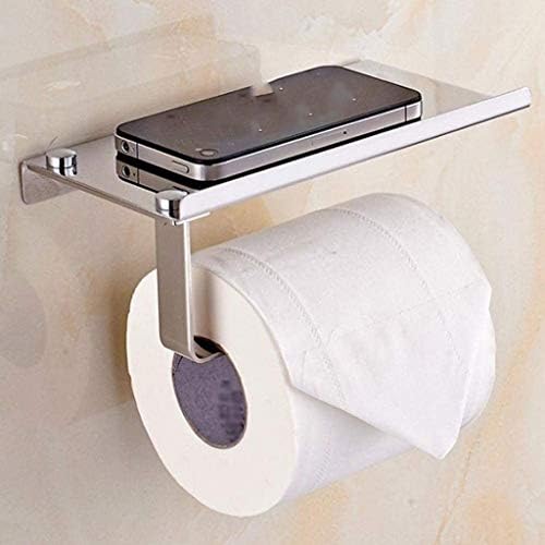 WSZJJ WC držači papira, nosač rola od nehrđajućeg čelika papirna ručnik nosač za ručnik za mobilne telefone držač za ručnik za ručnik kupaonica
