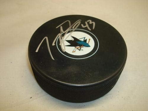Taylor Fedun potpisao San Jose Sharks Hockey pak s potpisom 1a-autogramom NHL Paks