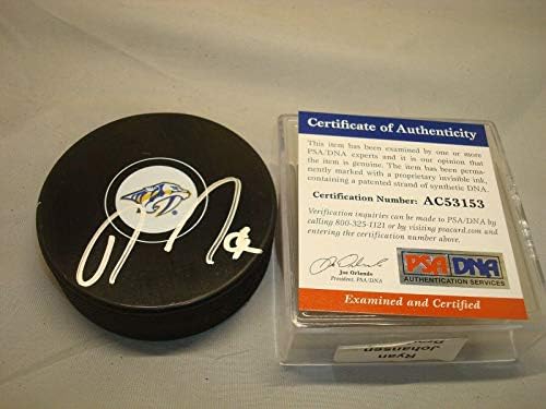 Ryan Johansen potpisao Nashville Predators Hockey Puck Autographed PSA / DNA COA 1B-Autographed