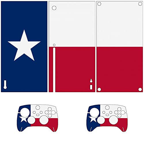 Zastava države Texas Xbox SeriesX Konzola i kontrolor Kože od kože naljepnice za naljepnicu vinil