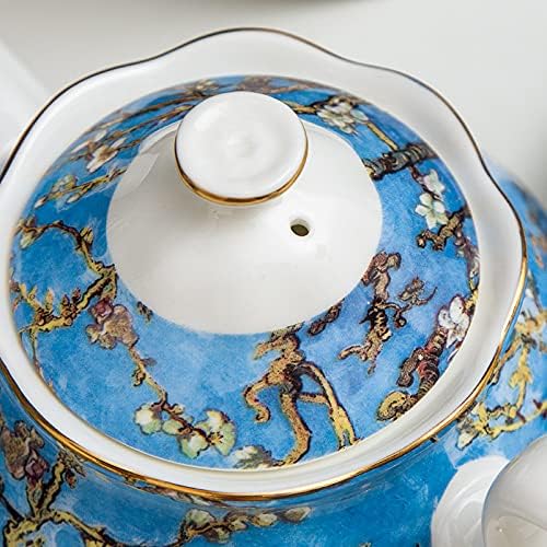 Limx 1000ml Ručno rađena kost Kina Teapot, Van Gogh Lonac, keramički čajnik, Potporni pokloni za kafu
