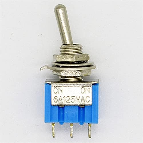 Belof 10pc Blue Mini MTS-102 3-pinski SPDT na mreži 6A 125VAC minijaturni prekidači