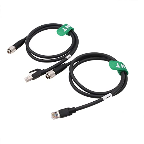 Hangton 2x Ethernet mrežni kabel za Sony Camera RCP 700 1500 daljinski upravljač ploče HIROSE 8 pin do RJ45 3m
