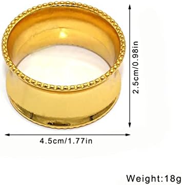 SDFGH držač salveta prsten za salvete za svadbene večere zabave vjenčanja recepcije Obiteljski ukras metal