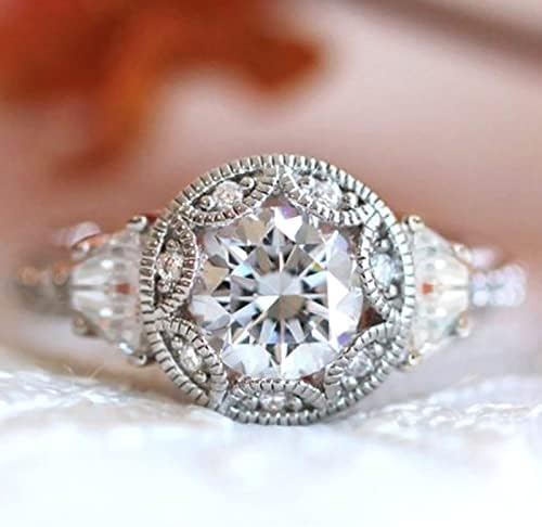 2023 Ženska cirkonija Bling Diamond Angagement Wedding Ring Boys Ring
