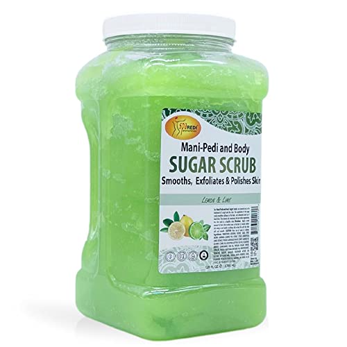 SPA REDI - šećerni piling za tijelo, limun i limeta, 128 Oz, piling, hidrataciju, hidrataciju i njegu,
