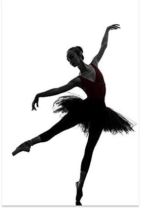 TY-pic2020 [crno-bijeli balet djevojka bez okvira Set od 3（16 X24） Posteri slika na platnu