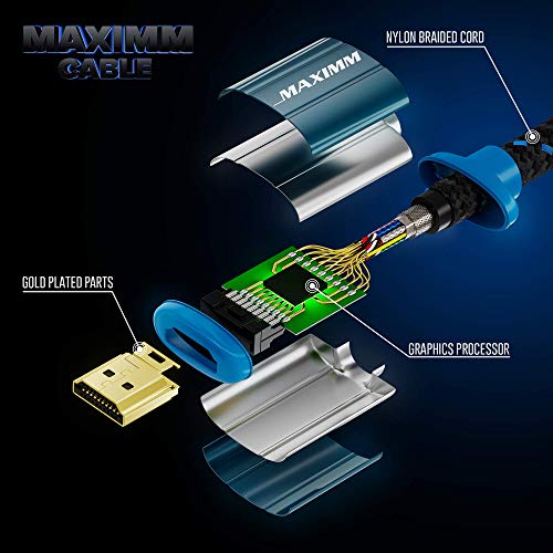 Muško za žensko HDMI produžni kabl podržava HDMI kabl HDCP protokola, ARC, 3D, 1080p do 2160p video rezoluciju, propusnost do 50Gbps