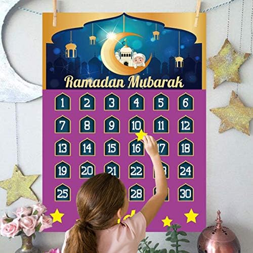 Ramadan dekoracije Eid kalendar odbrojavanje kalendar 2022 Ramadan Kalendar Eid kalendar aktivnosti