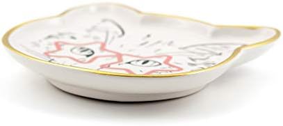 Cat Dish Plate | mali keramički catchall jelo za poslastice, ključeve, kusur, & amp; više | hranite svoje ljubimce ili čuvajte svoje dragocjenosti