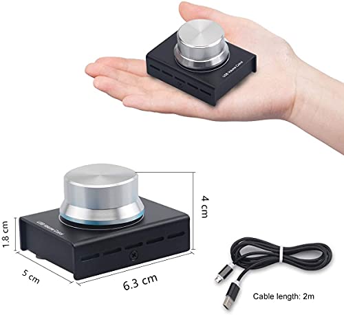 USB dugme za kontrolu jačine zvuka, multimedijski kontroler, podešavanje kontrole jačine zvuka