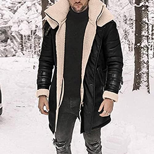 Jakna s kapuljačom za muškarce, casual radne kostima dugih rukava naduvano jakna Osnovni parka Muški zimski kaputi