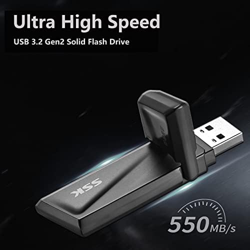 SSK paketi 11 u 1 USB C priključna stanica i 128GB eksterni SSD SSD SSD 550MB / s Super - brza brzina prenosa USB 3.2 Gen2 thumb Drive