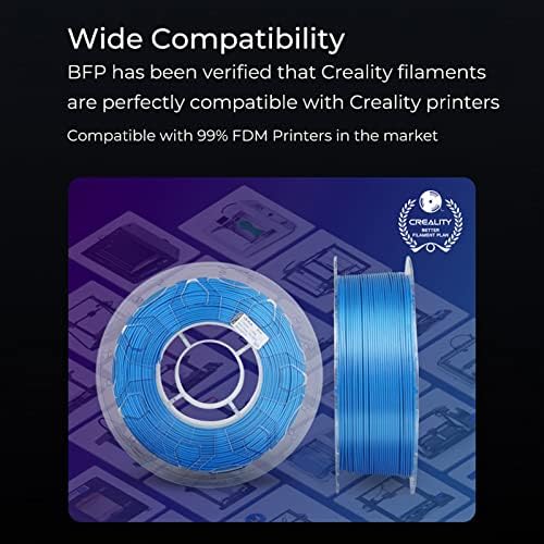 Xixian PLA Filament, Ender-Plament filament za Ender seriju CR serija Svi FDM Printer Glatki protok Visoka žilavost Neop 1,75 mm 1kg / 2.2Lbs dimenzija za dimenzija 1/2km
