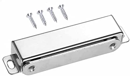 BBSJ 1PC metal 95 * 23 mm magnetni hvatajući kuhinjski ormar za ormar za ormar za zatvaranje sa 4 vijka