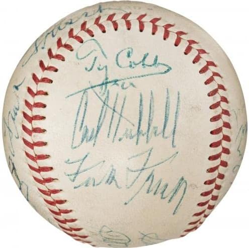 Predsjednik Harry Truman Ty Cobb Jimmie Foxx Tris zvučnik potpisan bejzbol PSA DNK - autogramirani bejzbol