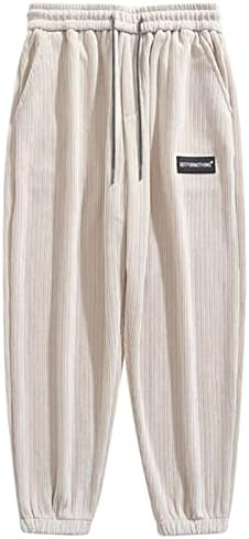 Duksevi za muškarce Pokažene džepove Konzerske pantalone Široko nacrtavanje elastičnih struka Sportske male pantalone