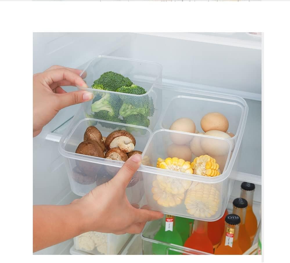 SLNFXC frižider za hranu hrskava kuhinja Plastična prozirna kutija za hranu sa više mreža sa