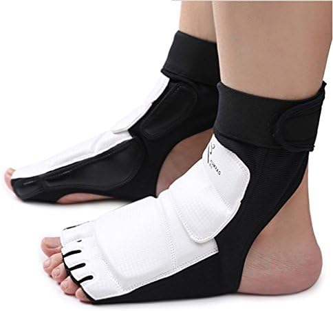 Cthoper taekwondo zaštitnik stopala koža kožna karate boks sparing zupčanik za nogu zaštitna stopala za muškarce