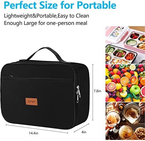 ZPP izolovana torba za ručak za žene/muškarce - kutija za ručak za višekratnu upotrebu za