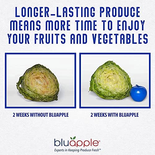 Bluapple Classic Produce Saver 15-mjesečni paket, zaštitnik od povrća i voća svježih proizvoda,