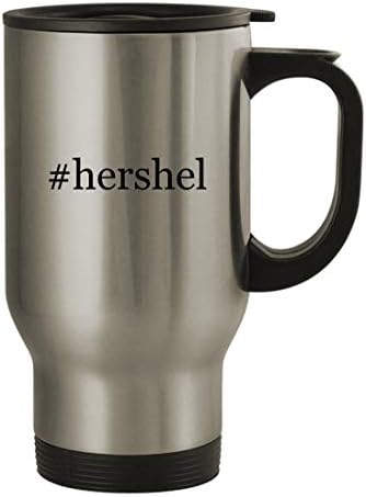 Knick klack pokloni #hershel - 14oz putna krigla od nehrđajućeg čelika, srebrna