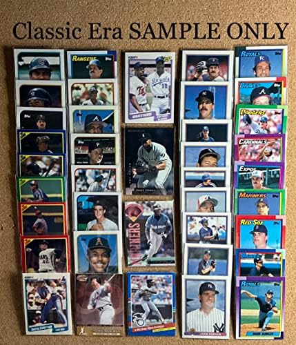 MLB Baseball Card Collection 77 Vintage Classic & Moderne bejzbol kartice + jedna SGC moderna bejzbol kartica ocjenjuje 9 GM ili noviji, minimalni 8 hitova po kutiji