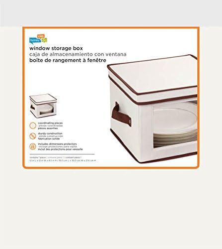 Med-Can-Do SFT-02063 prirodna platnena meka kutija za odlaganje, Srednja Prozorska kutija 12x12